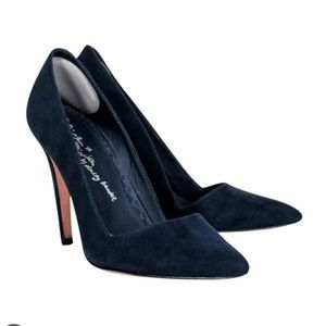 Alice + Olivia Suede D'Orsay Pumps